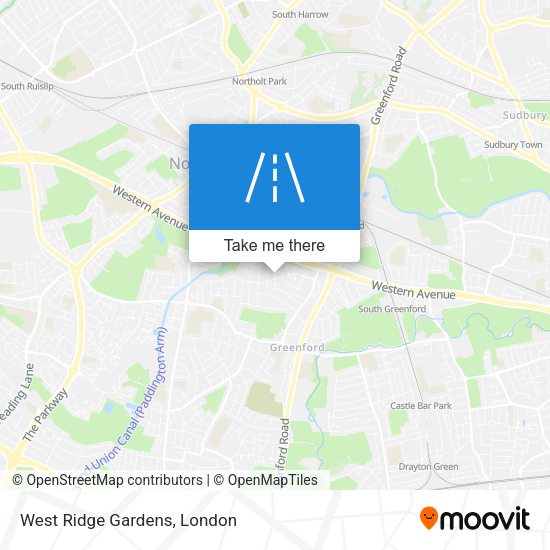 West Ridge Gardens map
