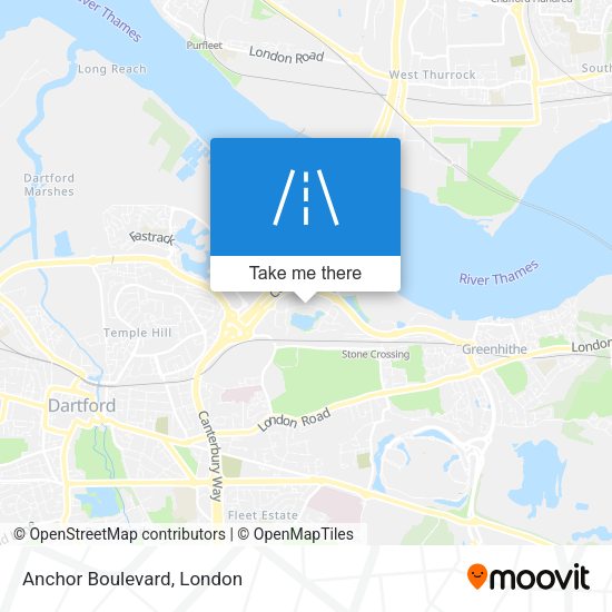 Anchor Boulevard map