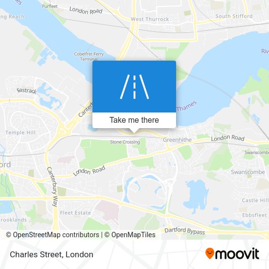 Charles Street map
