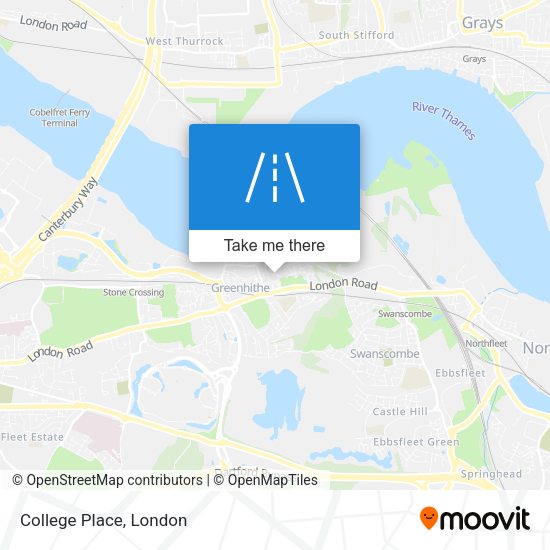 College Place map