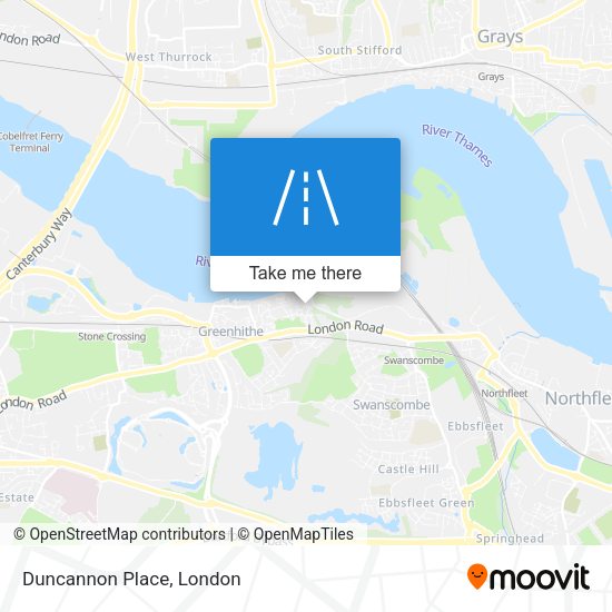 Duncannon Place map