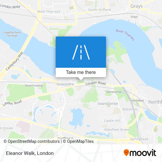 Eleanor Walk map