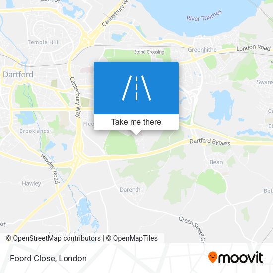 Foord Close map
