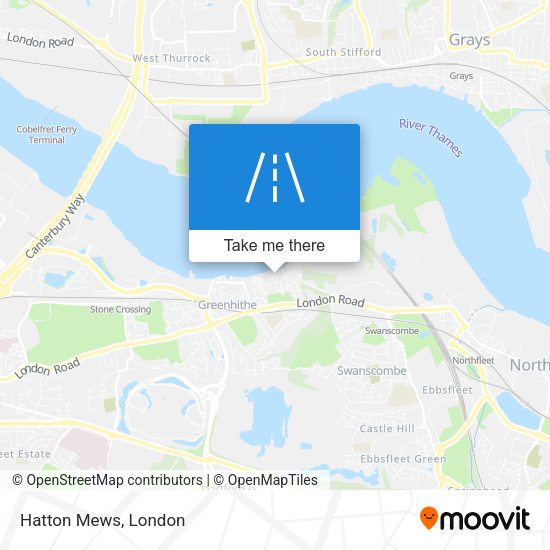 Hatton Mews map