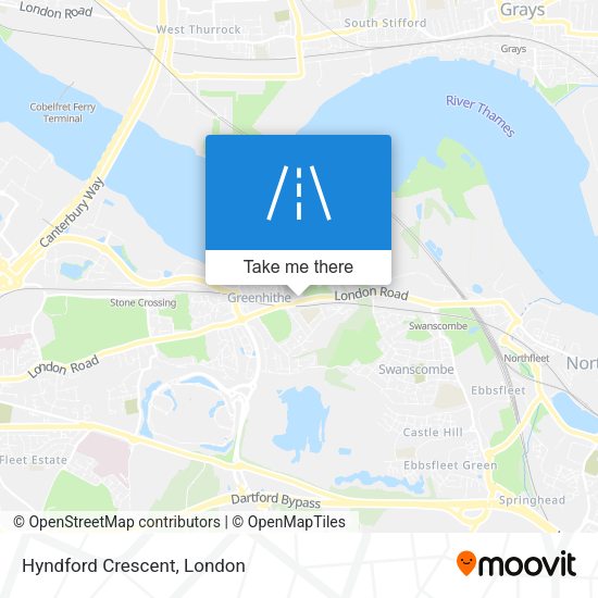 Hyndford Crescent map