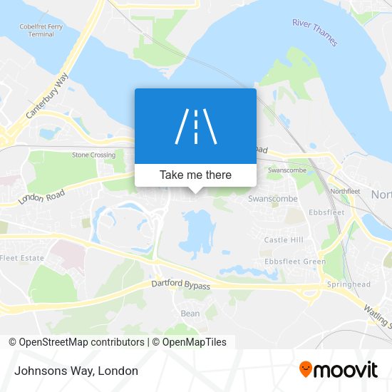 Johnsons Way map