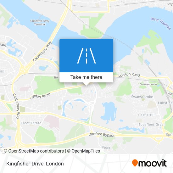 Kingfisher Drive map