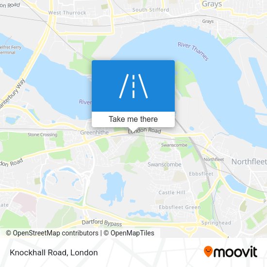 Knockhall Road map