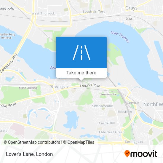 Lover's Lane map