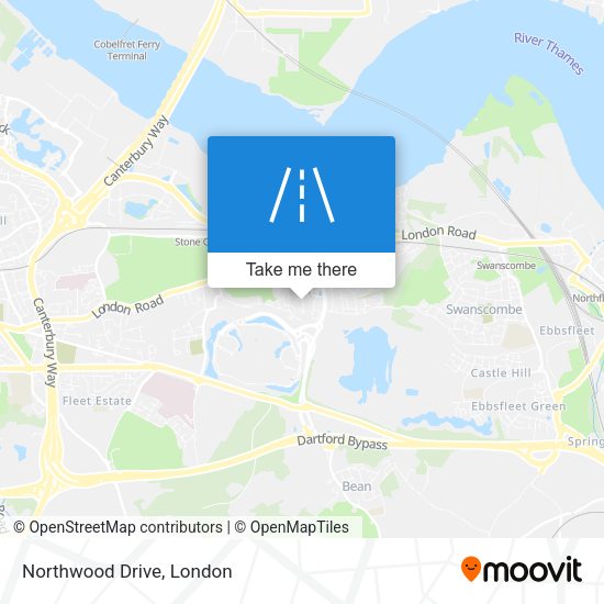 Northwood Drive map