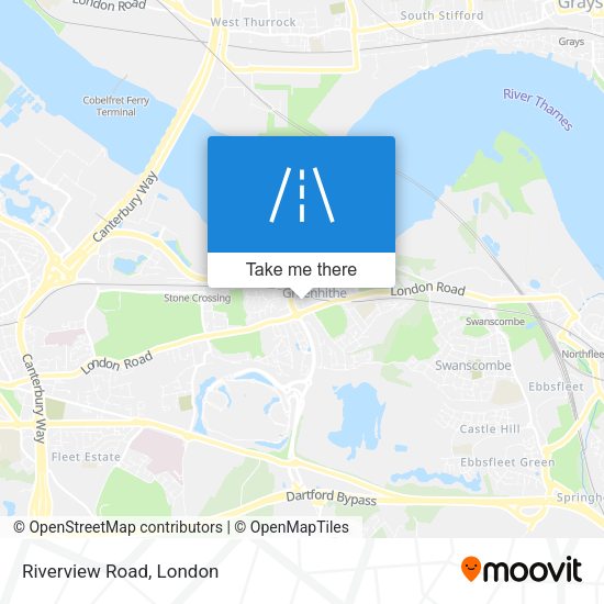 Riverview Road map