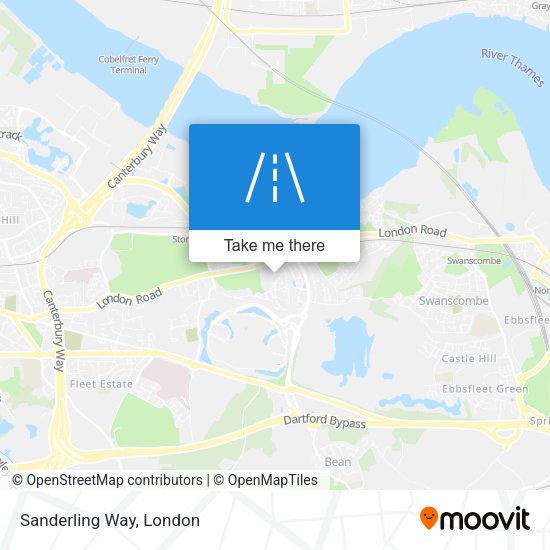 Sanderling Way map