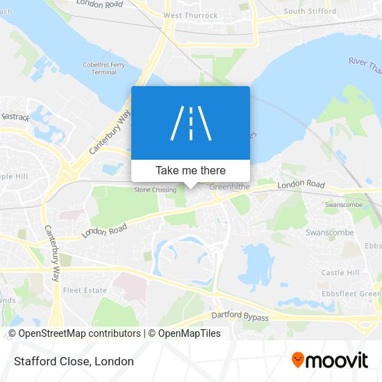 Stafford Close map