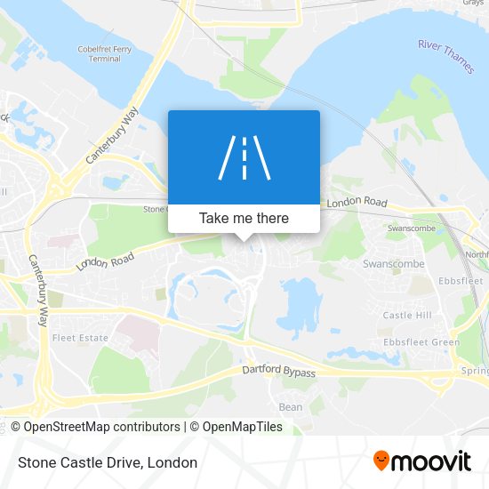 Stone Castle Drive map