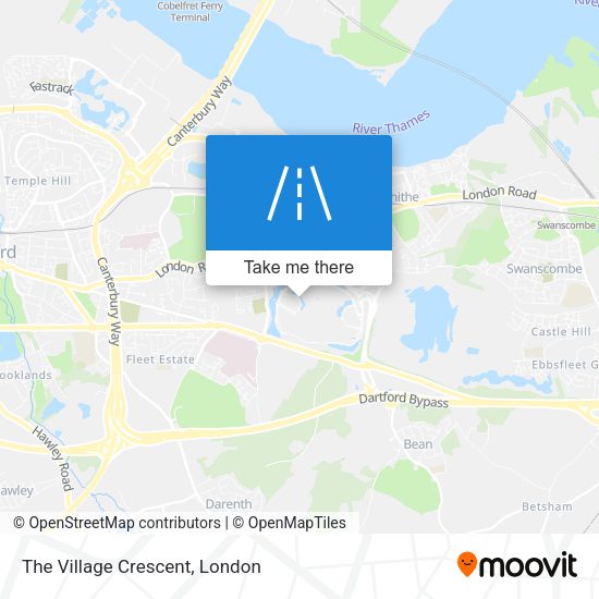 The Village Crescent map