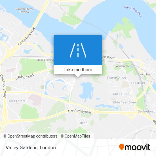 Valley Gardens map