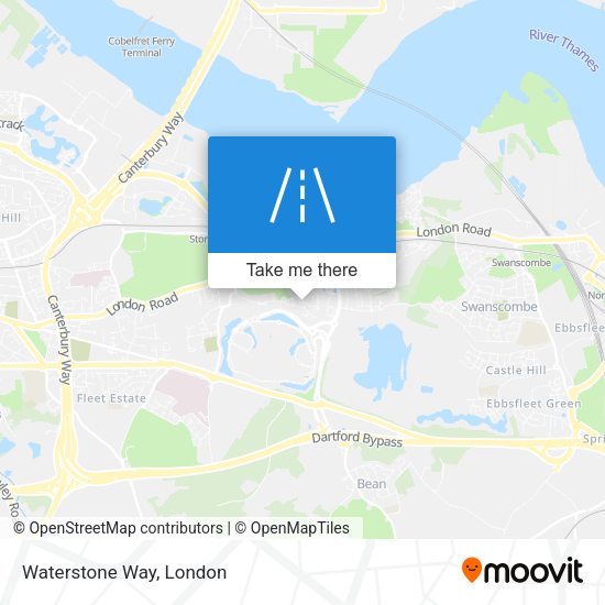Waterstone Way map