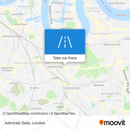 Admirals Gate map