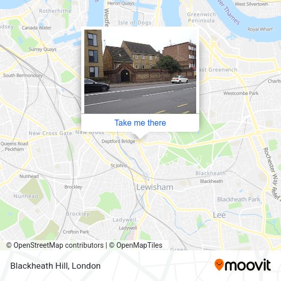 Blackheath Hill map