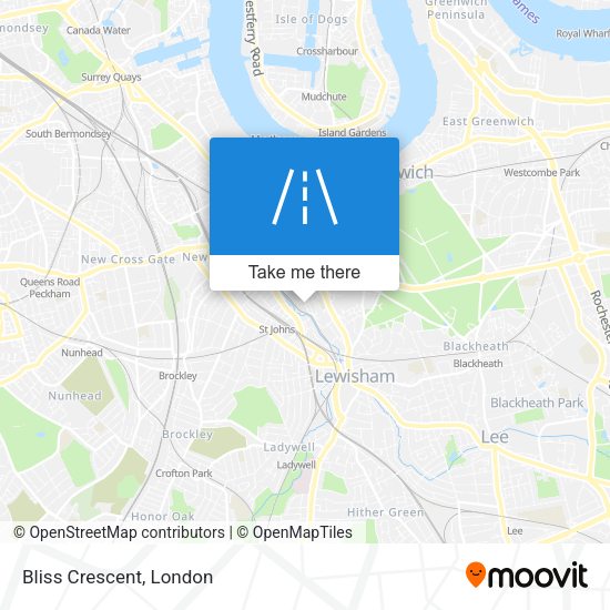 Bliss Crescent map