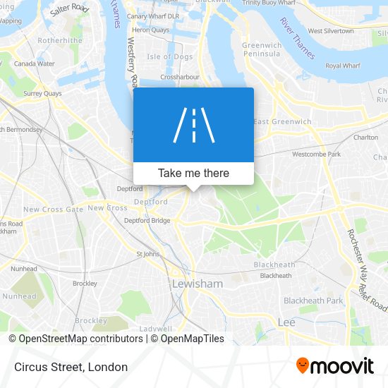 Circus Street map