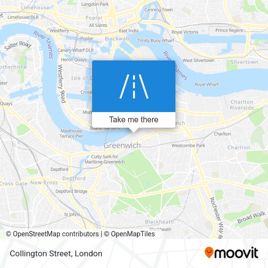 Collington Street map