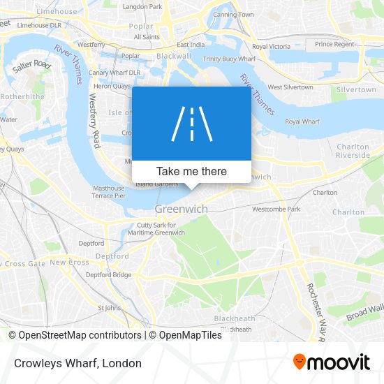 Crowleys Wharf map
