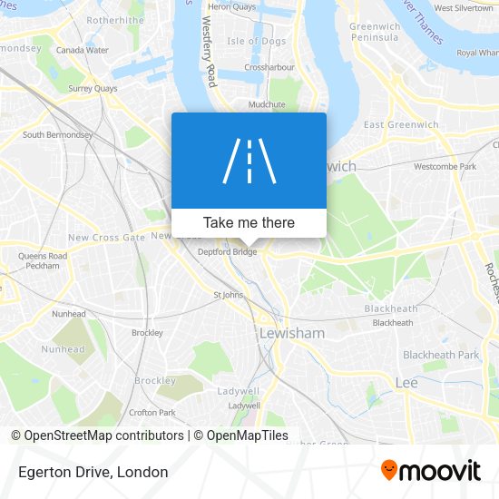 Egerton Drive map