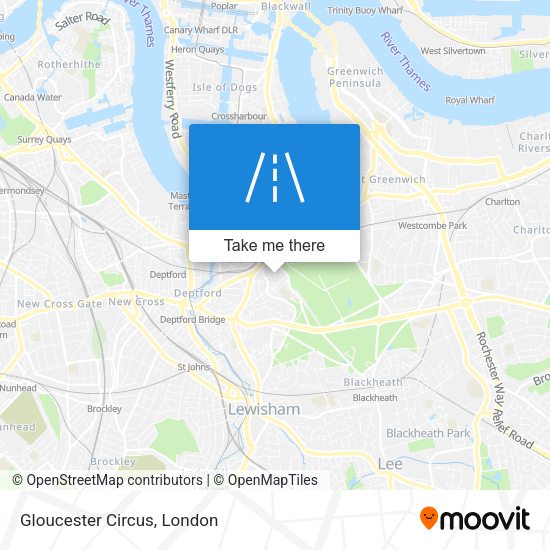 Gloucester Circus map