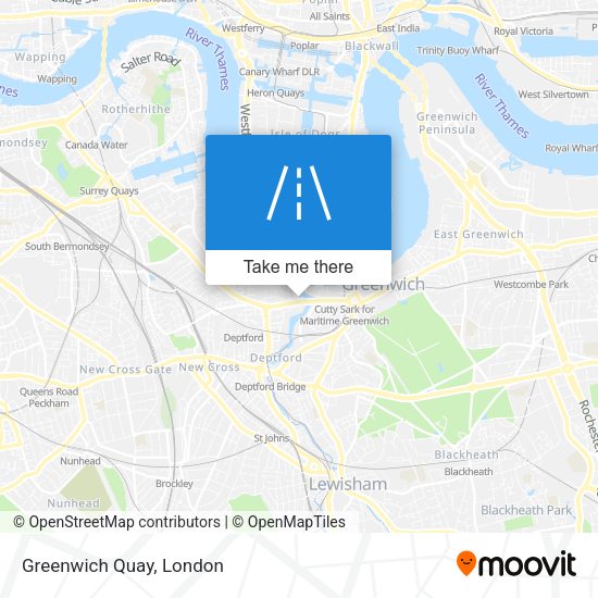 Greenwich Quay map
