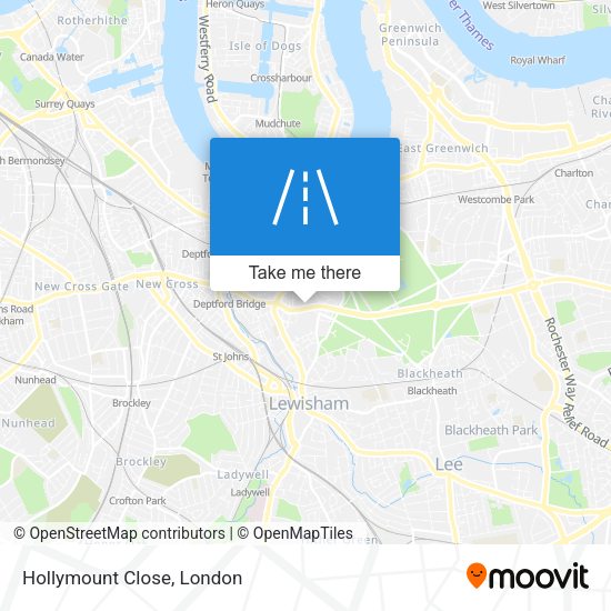 Hollymount Close map