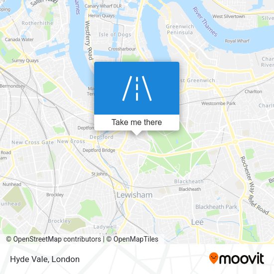 Hyde Vale map