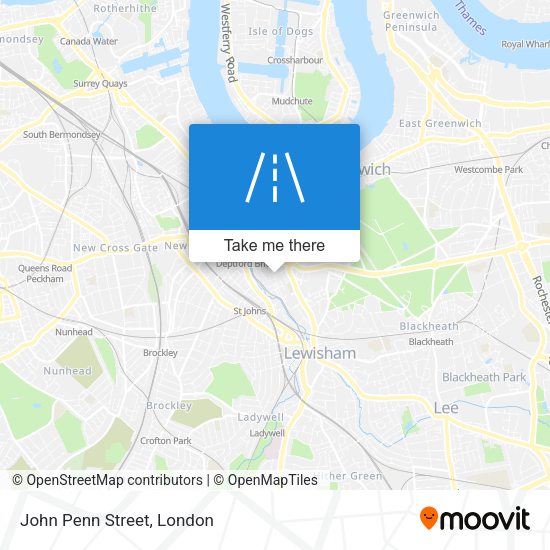 John Penn Street map