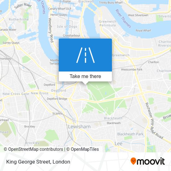 King George Street map