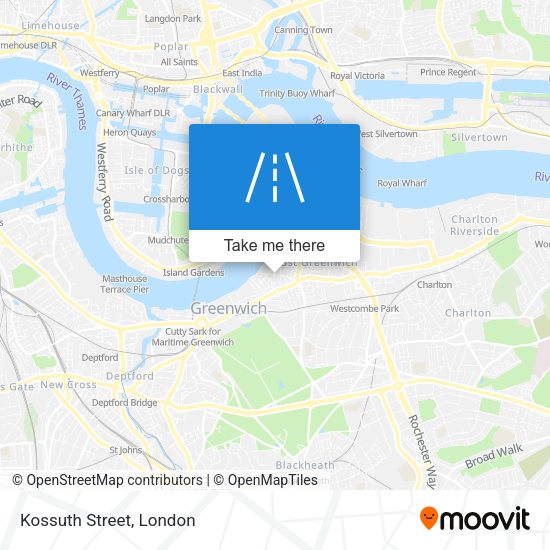 Kossuth Street map