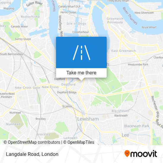 Langdale Road map