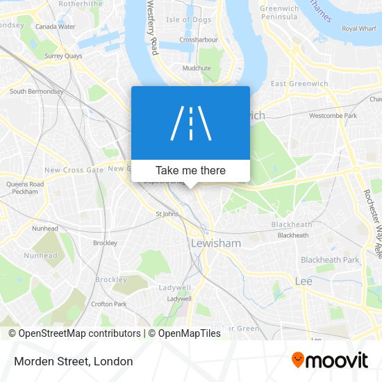 Morden Street map