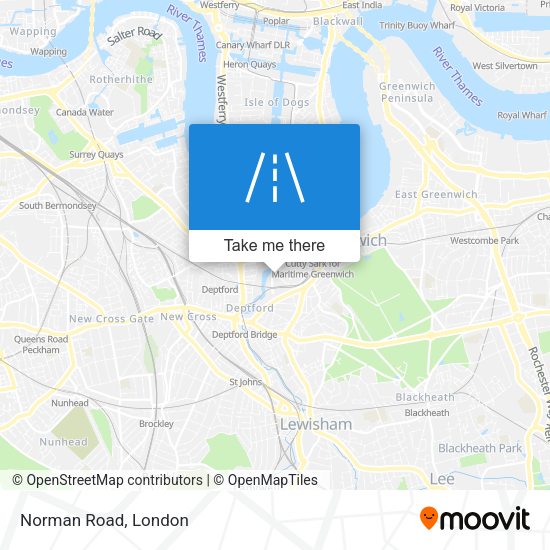 Norman Road map