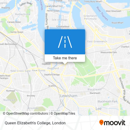 Queen Elizabeth's College map