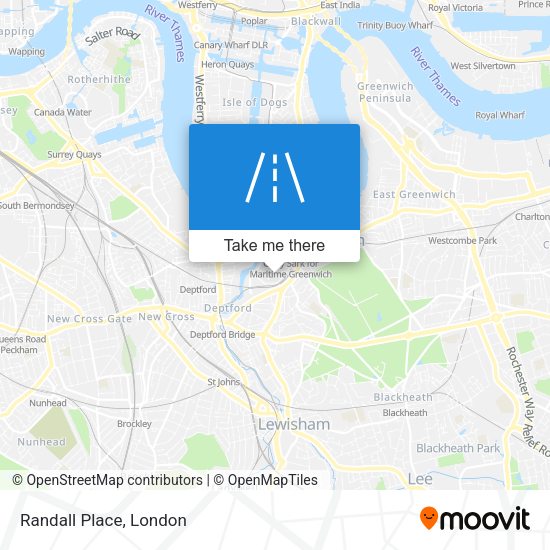 Randall Place map