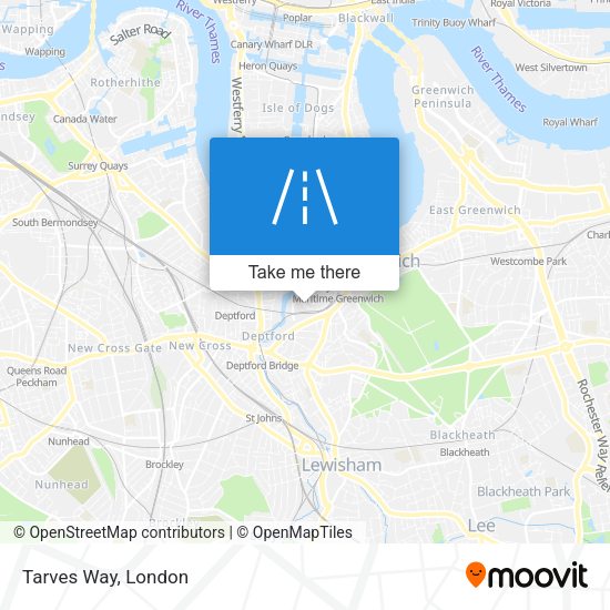 Tarves Way map