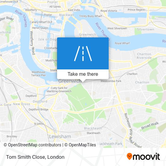 Tom Smith Close map