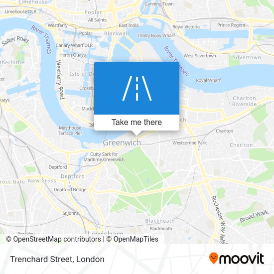 Trenchard Street map