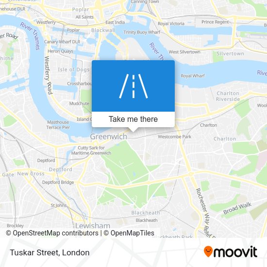 Tuskar Street map