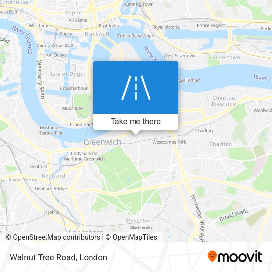 Walnut Tree Road map