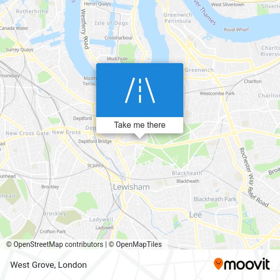 West Grove map