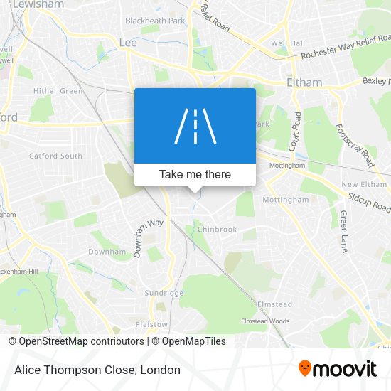Alice Thompson Close map