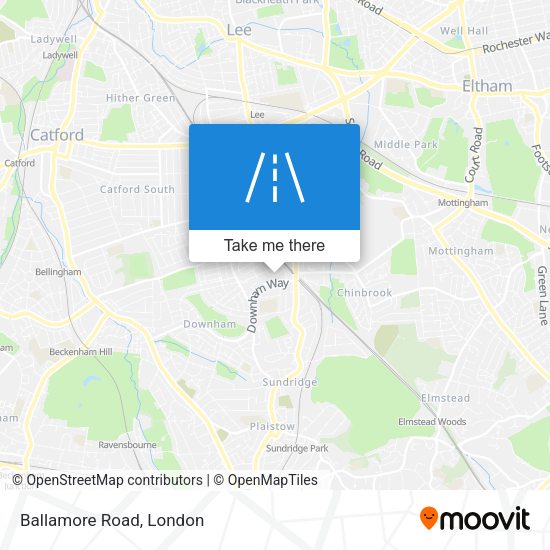 Ballamore Road map