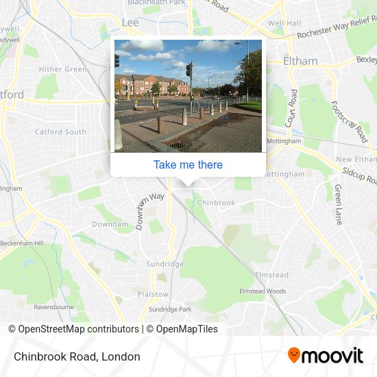 Chinbrook Road map