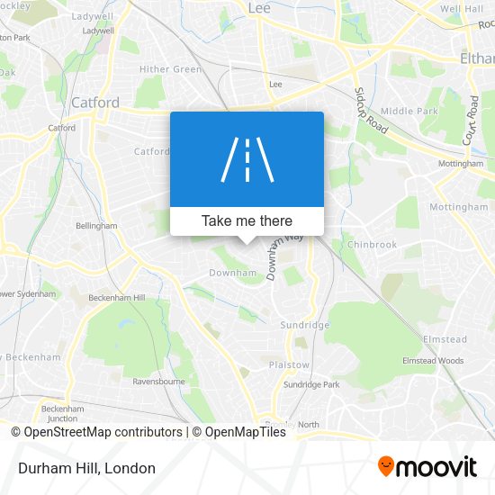 Durham Hill map